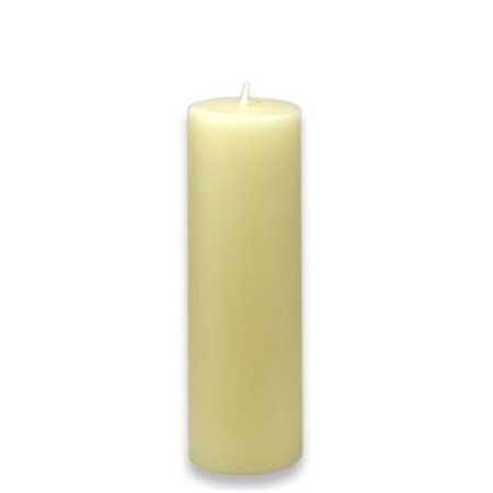 ZEST CANDLE Zest Candle CPZ-168-24 2 x 6 in. Pale Ivory Pillar Candle -24pcs-Case- Bulk CPZ-168_24